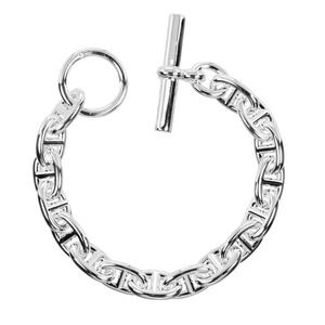 HERMES Silver Charm Bracelet